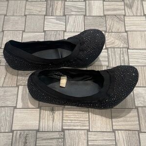 Mossimo Supply Co. Glittering Black Flats